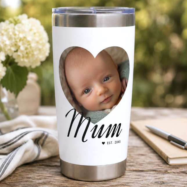 Botella Aislada Mamá Estableció Letra Corazón Foto Blanca (Subido por el creador)