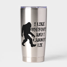 Botella Aislada Me gusta Bigfoot y no puedo Mentir