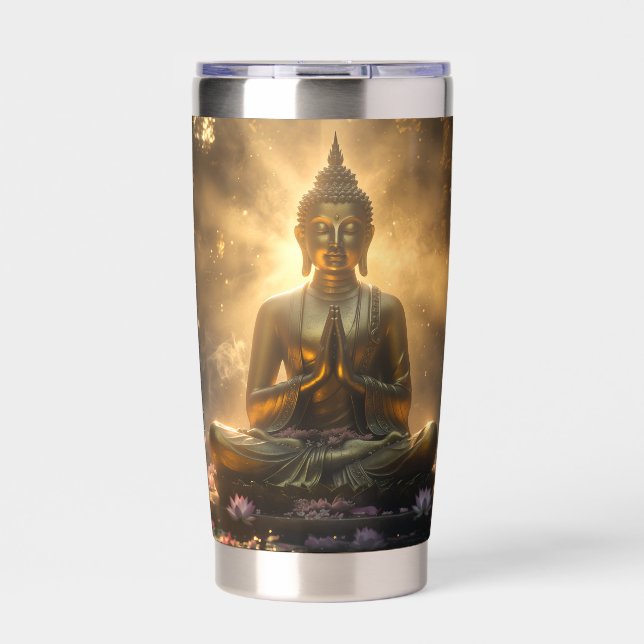 BOTELLA AISLADA MEDITATION - YOGA - CARPE DIEM (Frente)