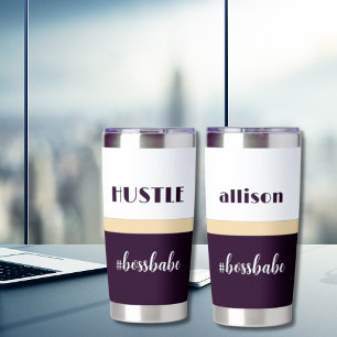 Botella Aislada Mínimo Responsable de Hustle Personalizado