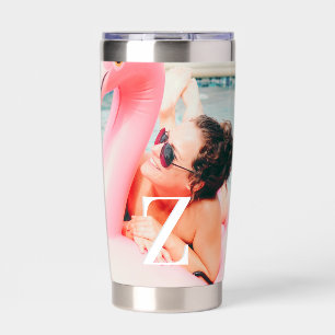 Botella Aislada Moda de monograma fotográfico personalizado