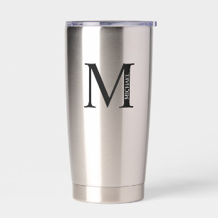 Botella Aislada Monograma y nombre personalizados