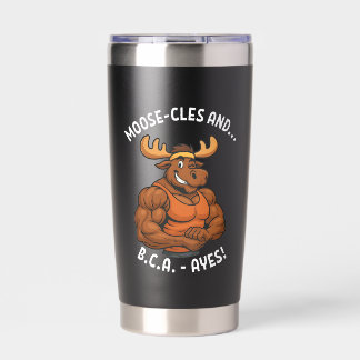 Botella Aislada Moose-cles y BCAAs – Divertido entrenamiento de al