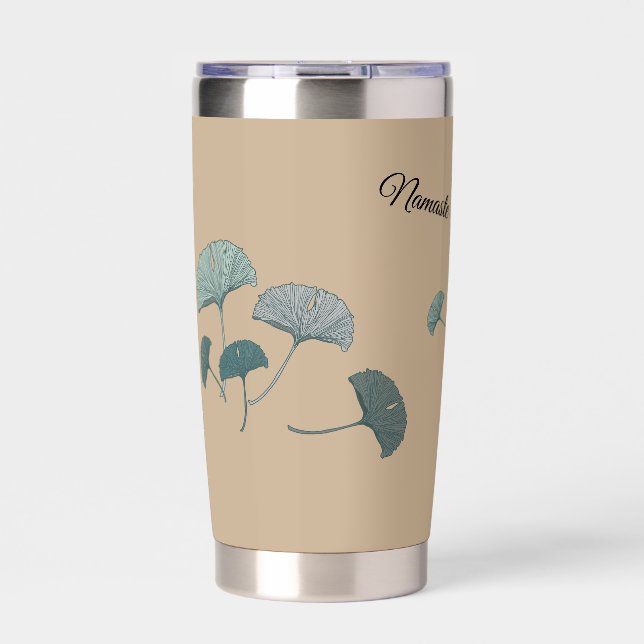 Botella Aislada Namaste - Thank You (Frente)