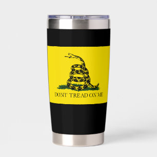 Botella Aislada No me pises la bandera de Gadsden