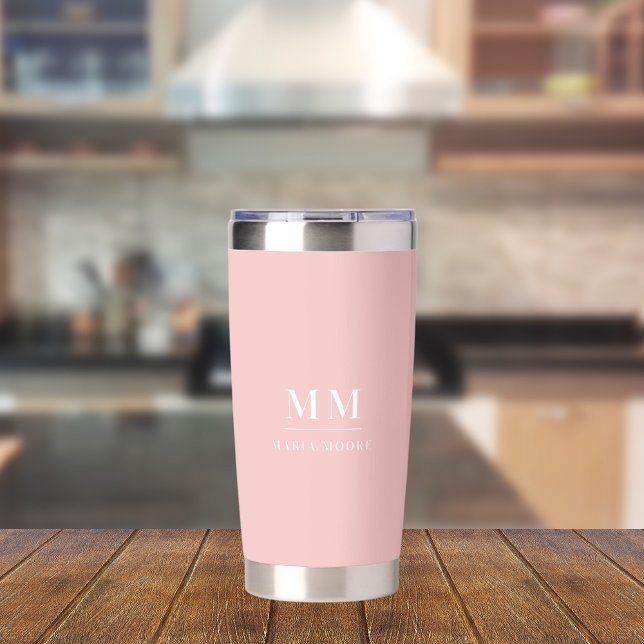 Botella Aislada Nombre de las iniciales del personalizado rosa Rub (Subido por el creador)