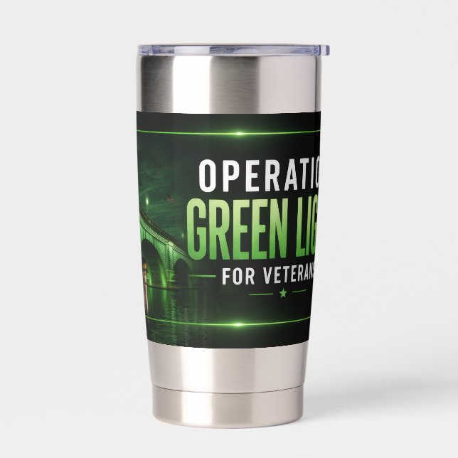 Botella Aislada Operation Green Light for Veterans London Bridge (Izquierdo)