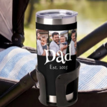 Papá Est. Texto Simple Negrita Blanco 3 Fotos