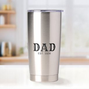 Botella Aislada Papá Establecido Nuevo Regalo para Papá