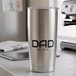 Botella Aislada Papá Establecido Nuevo Regalo para Papá