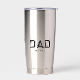 Botella Aislada Papá Establecido Regalo de Papá Aislado