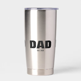 Botella Aislada Papá Establecido Regalo de Papá Nuevo Aislamiento