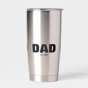 Botella Aislada Papá Establecido Regalo de Papá Nuevo Aislamiento