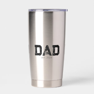 Botella Aislada Papá Estableció Nuevo Regalo para Papá