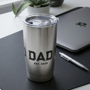 Botella Aislada Papá Estableció Nuevo Regalo para Papá