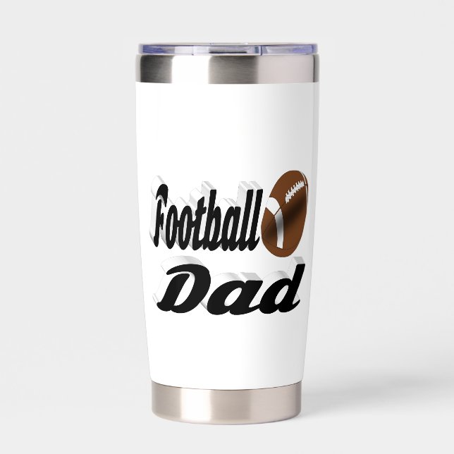Botella Aislada Papá futbolero (Frente)