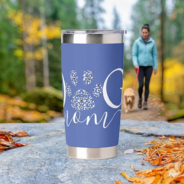 Botella Aislada Papel de perro de mamá personalizado (Subido por el creador)