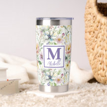Patrón floral pastel personalizado bonito