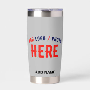 BOTELLA AISLADA PERSONALIZABLE MODERNO ELEGANTE ASH VERIFICADO MAR