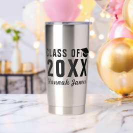 Botella Aislada Personalizado Clase Negrita Moderna De Graduación