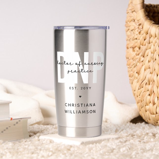 Botella Aislada Personalizado DNP Médica de la práctica de Enferme (Sala de estar)