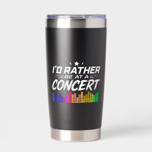 Botella Aislada Personalizado Preferiría Estar En Un Concierto Div