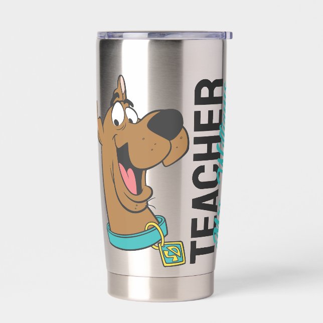 Botella Aislada Personalizado | Profesor Scooby-Doo Happy Face (Izquierdo)