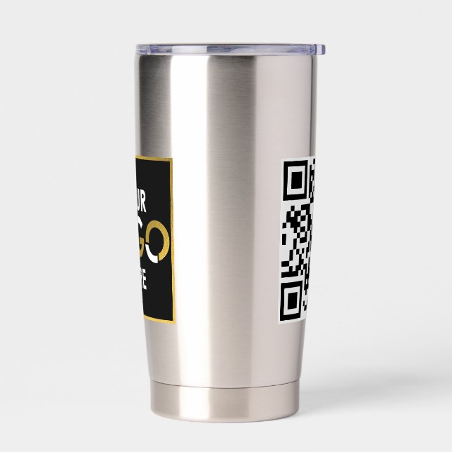 Botella Aislada Personalized Business Logo QR Code Promotional (Izquierdo)
