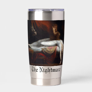 Botella Aislada Pesadilla de Henry Fuseli Gothic Macabre Dark Art