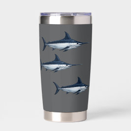 Botella Aislada Pez espada