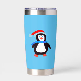 Botella Aislada Pingüino de invierno clásico