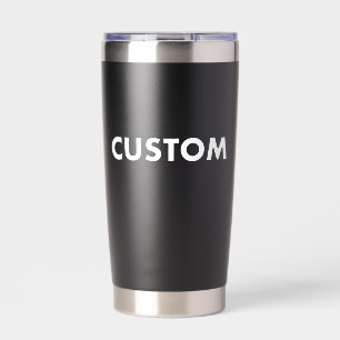 Botella Aislada Plantilla en Blanco para Tumbler Térmico Personali