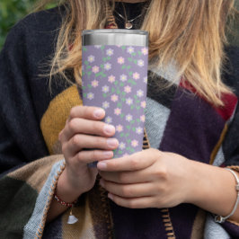 Botella Aislada Purple Floral Birthday