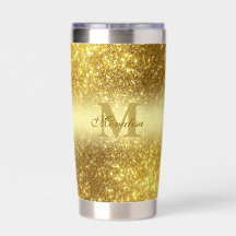 purpurina de oro personalizado