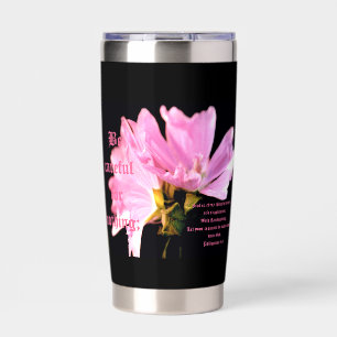 Botella Aislada Ramo de Malva Filipenses 4:6