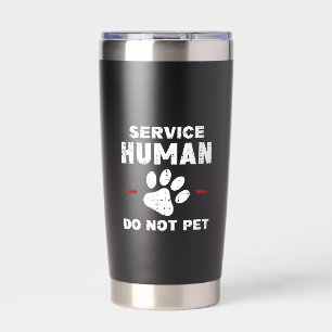 Botella Aislada Regalo para amante de perros divertido No acaricia