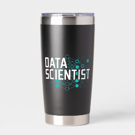 Botella Aislada Regalo para científico de datos Analista de datos