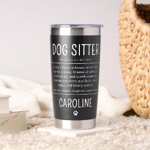 Botella Aislada Regalos Divertidos Cuidador de Perros Personalizad