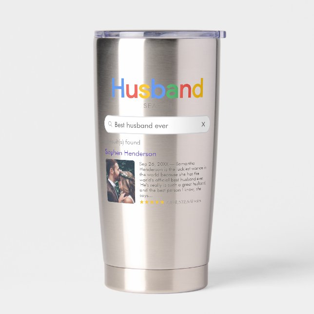 Botella Aislada Resultados de búsqueda divertidos del mejor marido (Izquierdo)