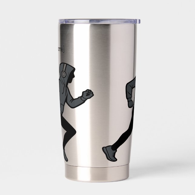 Botella Aislada Runner Lifestyle Thermal Tumbler | Add Text/Name (Izquierdo)