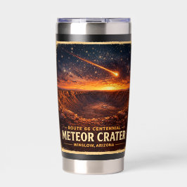Botella Aislada Ruta 66 Centenario Cráter Meteorito Zenit