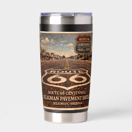 Botella Aislada Ruta 66 Centenario Pavimento Seligman Zenit