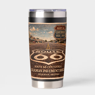 Botella Aislada Ruta 66 Centenario Pavimento Seligman Zenit