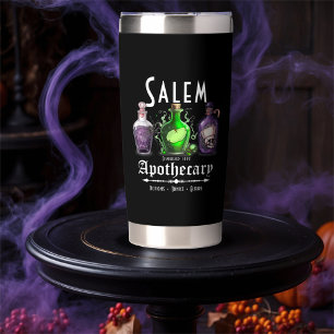 Botella Aislada Salem de Halloween Potions Apothecary Tonics Elixi