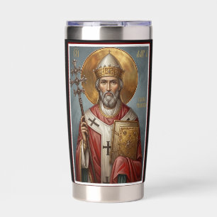 Botella Aislada San León el Grande Papa Católico Doctor