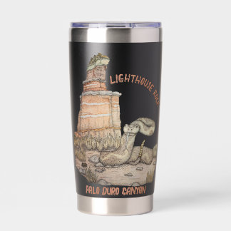 Botella Aislada Serpiente de cascabel de Lighthouse Rock