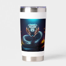 Silver Viper Snake Tongue Flicking