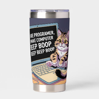 Botella Aislada Soy programador, hago que la computadora BEEP BOOP