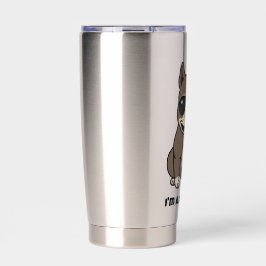 Botella Aislada Soy un papá de perro - perfecto para el Día del Pa