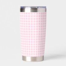 Suave Patrón de Cuadros en Rosa Pastel